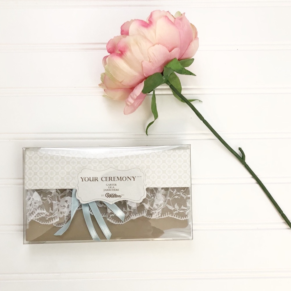 🌿Wedding garter (something blue)